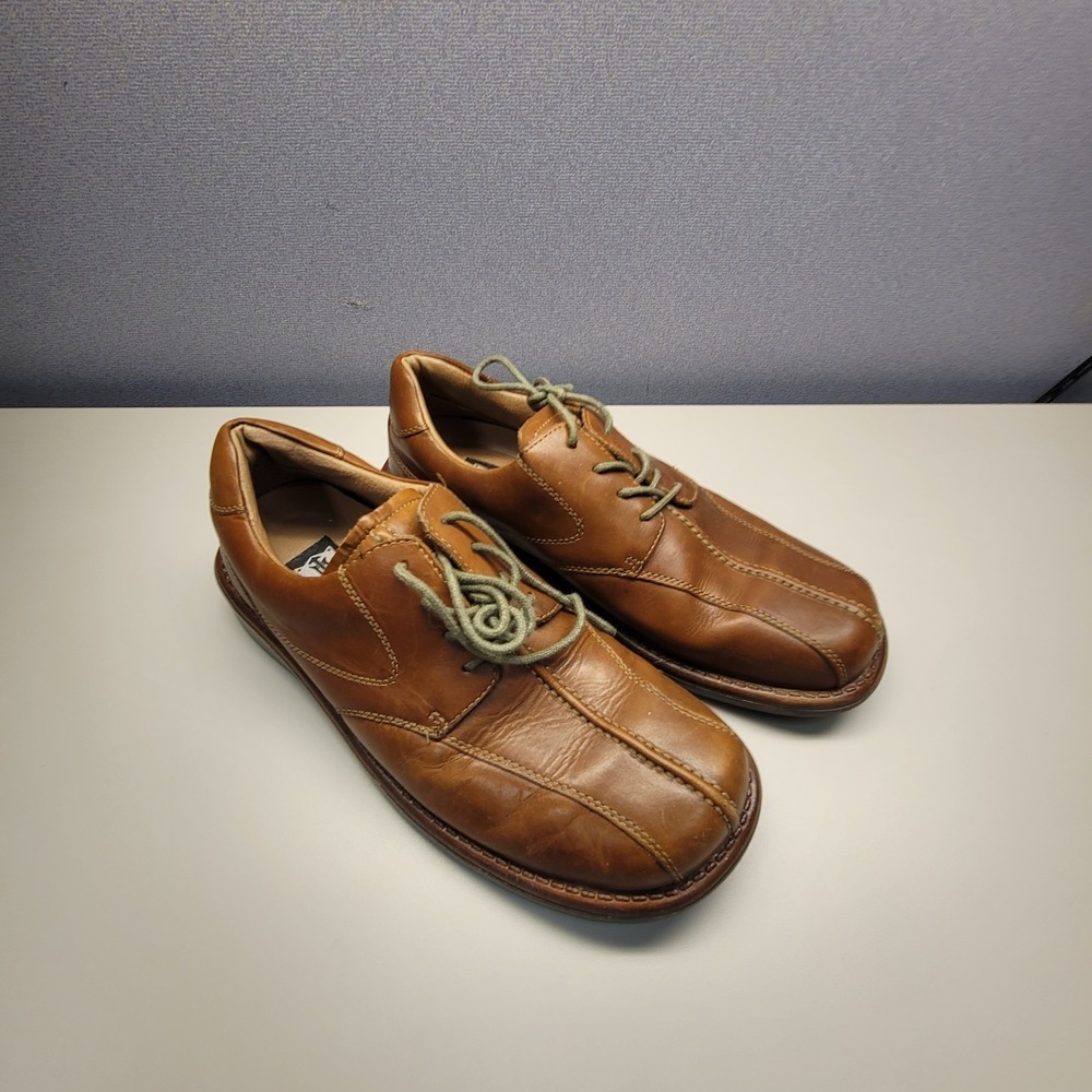 London Underground Mens Brown Split Toe Oxford Shoes Size 9.5 Dress Academia